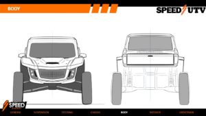 Body Front and rear drawing