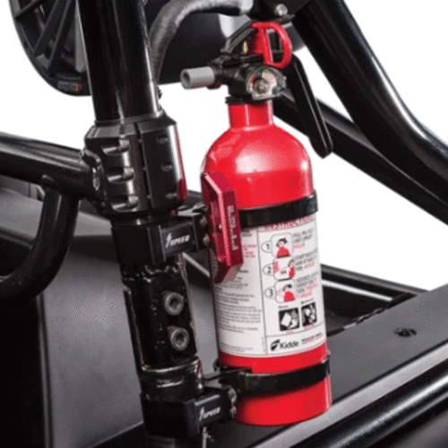 Speed Fire Extinguisher With Quick-Release Brackets