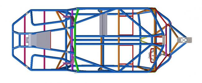 speed UTV chassis final design 1